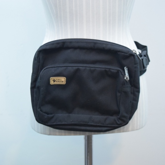Fjallraven Handbags - FjallRaven Waist Pack, Black.  Two zip pockets, a